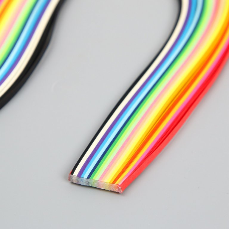 Квиллинг бумага 160 полос 3 мм, инструмент "Цветок" 20х8,7 см