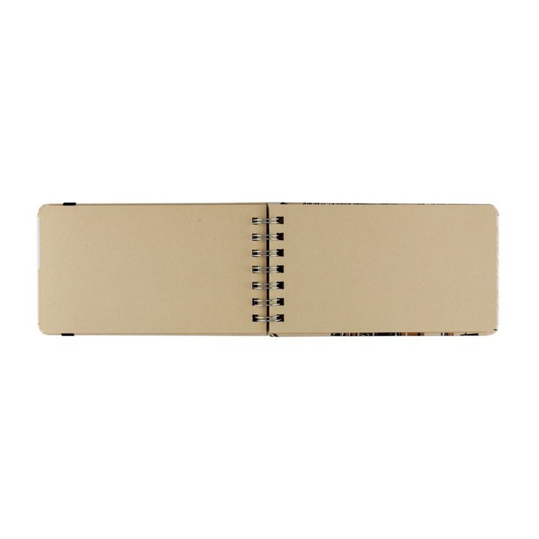 Скетчбук 105*185 мм, 80л. гребень "SKETCHBOOK" КРАФТ 100 гр. (4 ВИДА)