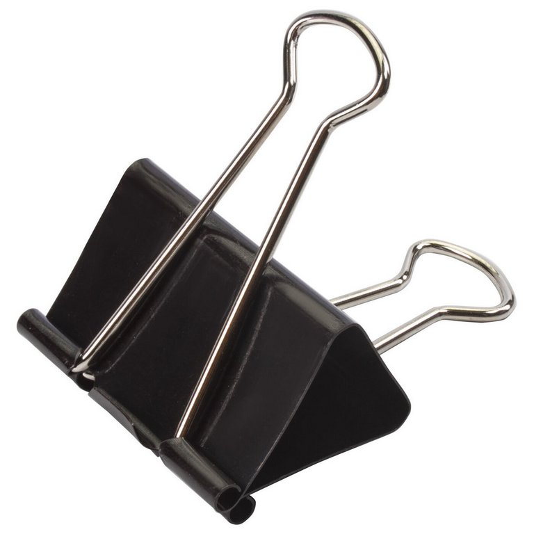 Зажим для бумаг 32 мм черный