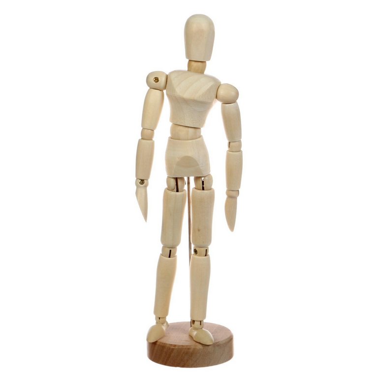 Модель "Человек" деревянная 20см Calligrata