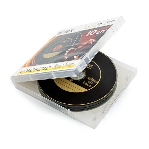 Диск CD-R Slim case 10 шт/уп 52х Mirex 700Mb