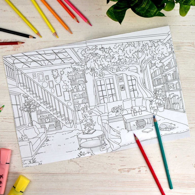 Раскраска А4 "Мой волшебный дом" 8л Феникс+