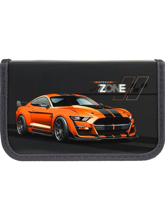 Пенал 1 отд. для мальчика Profit "Крутая тачка" 190х115 (ламинир.картон)