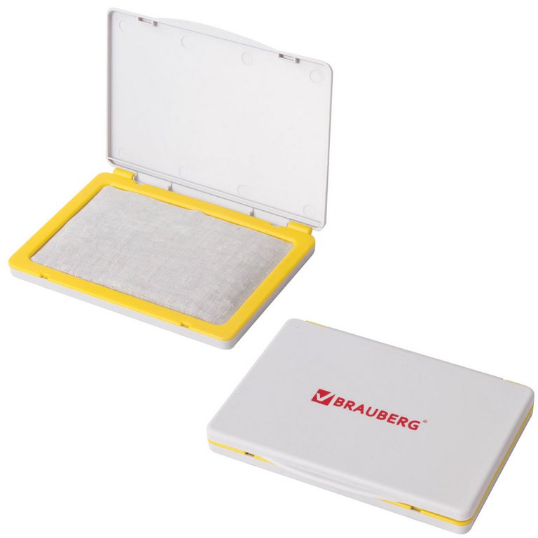 Штемп. подушка 110*70мм BRAUBERG неокрашенная