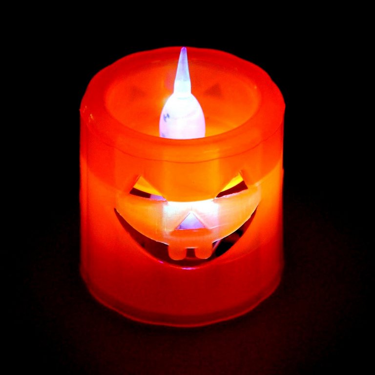 Свеча LED "Хэллоуин" микс  6см