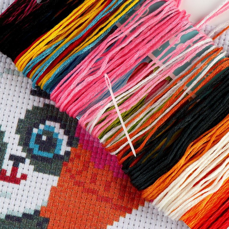 Вышивка крестиком "Милая панда" 15х15 см Школа талантов