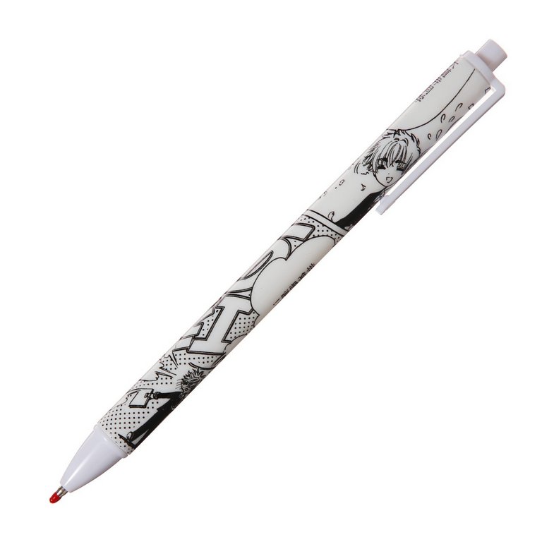 Ручка гелевая с рис. автоматическая Calligrata "Комикс Аниме" 0,38мм, черная