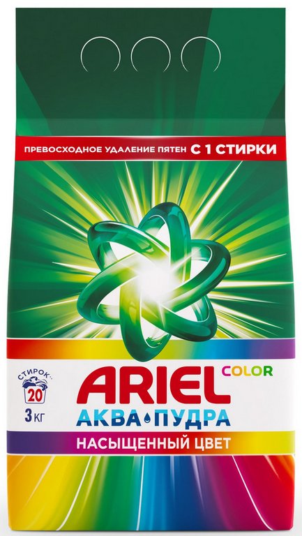 Стиральный порошок Ariel автомат  3 кг. колор