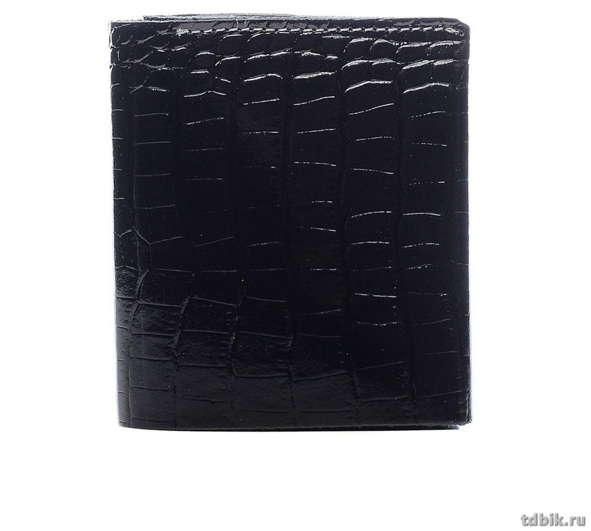 Портмоне Faetano "Геккон" малое, нат. кожа, черный
