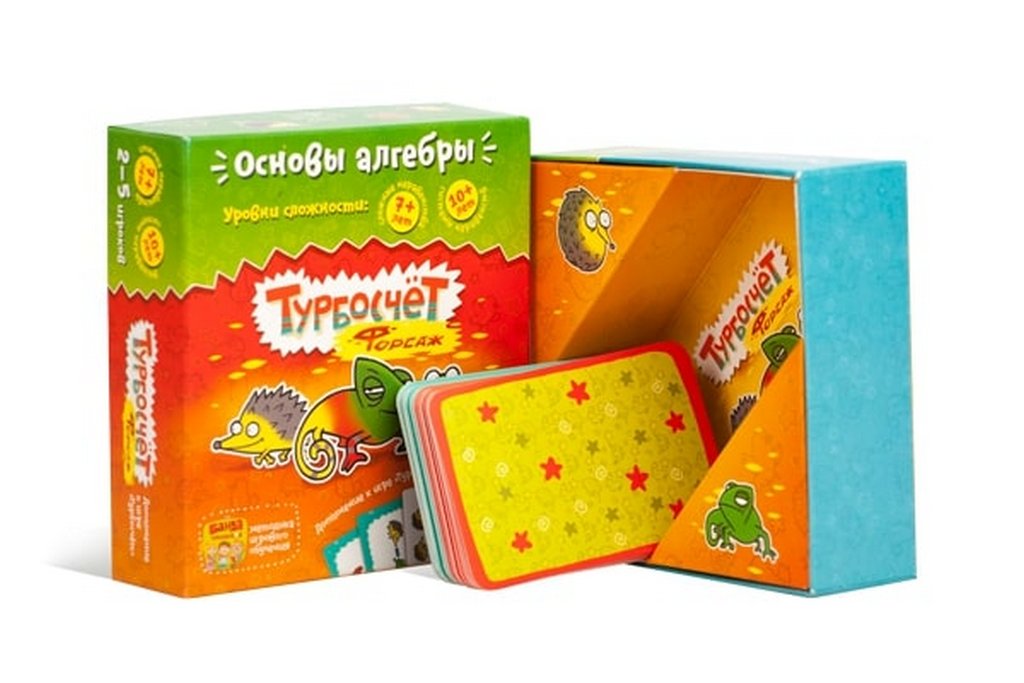 Игра обучающая  Счет "Турбосчёт. Форсаж" 7/10+ 2-5 игроков БАНДА умников