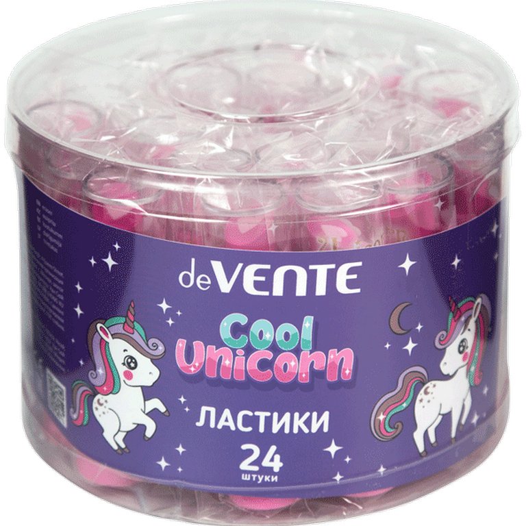 Ластик deVENTE "Unicorn" в форме помады, 11*38 мм