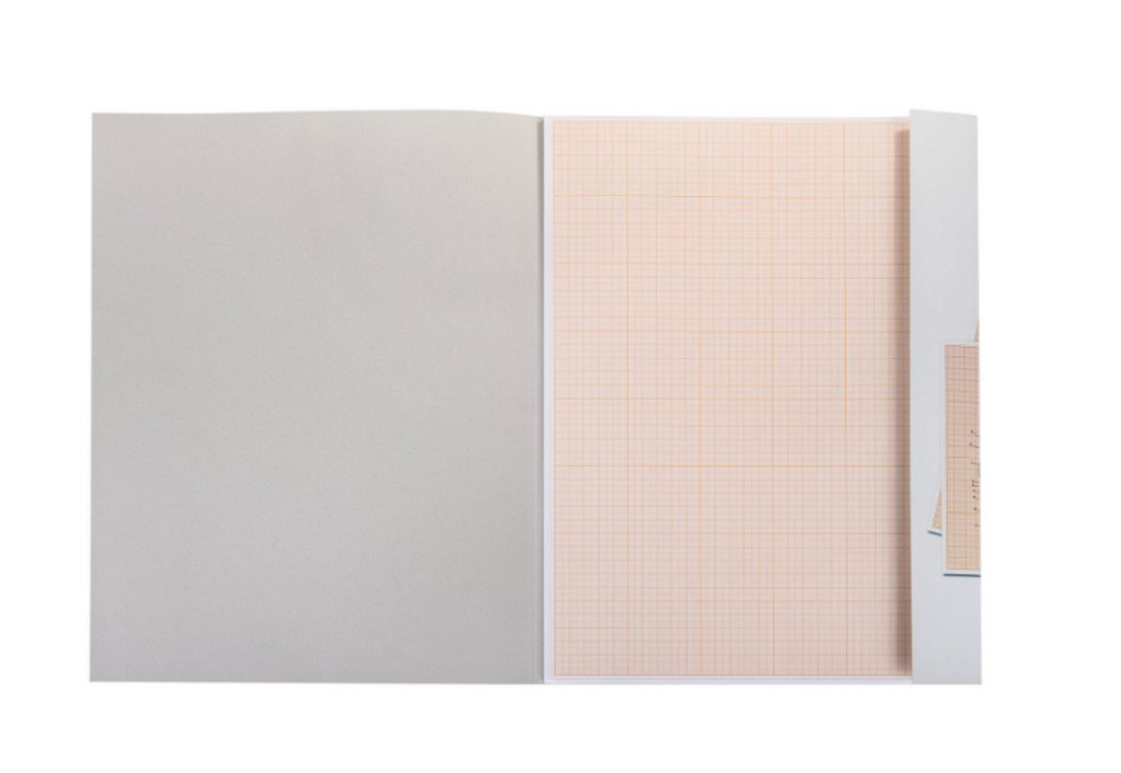 Миллиметровая бумага 420 мм*295 мм, А3, 10л., оранжевая