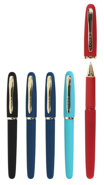 Ручка шариковая Lorex "Grande Soft" в пластик.футляре 0,7мм синяя (ассорти)