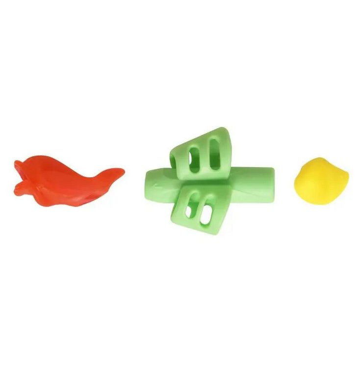 Ручка-самоучка тренажер для правшей (3 насадки) 0,7 мм, синяя Каляка-Маляка