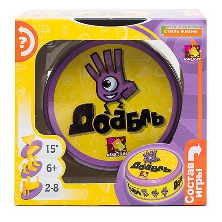 Игра настольная  .6+ с карточками "Доббль" (2-8 игроков, 15 мин) Стиль жизни