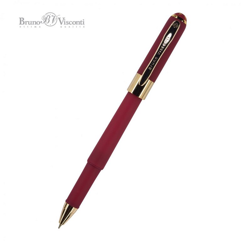 Набор подарочный BrunoVisconti "VELVET" (БОРДОВЫЙ ЕЖЕДНЕВНИК ДАТ. А5 + РУЧКА)
