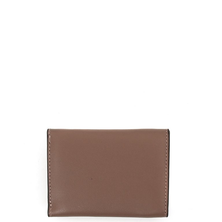 Портмоне FABRETTI женское, нат. кожа,  9,5х7х2,5 см, темно-бежевый