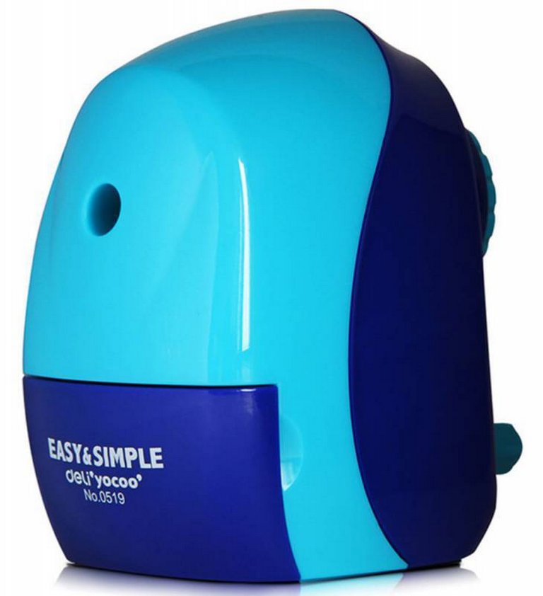 Точилка механическая пластиковый корпус Deli с креплением к столу