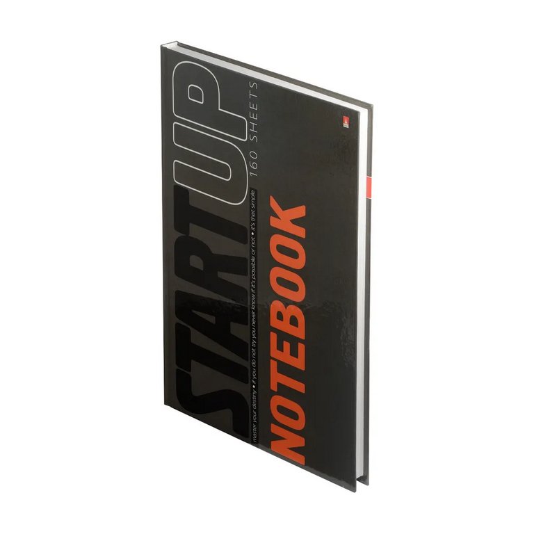 Бизнес-блокнот А4 160л, 210*297 мм., Альт "START UP"