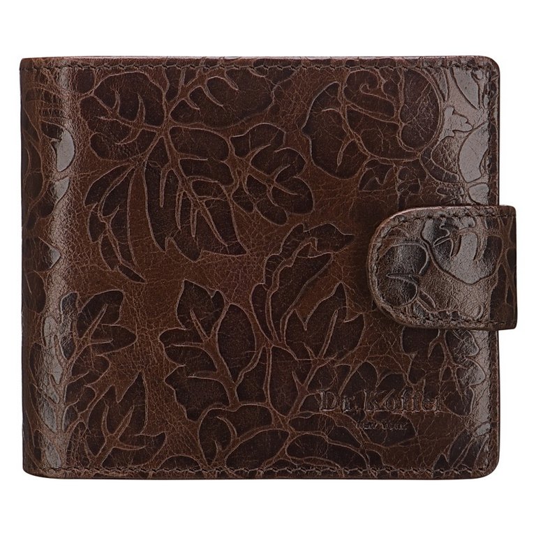 Портмоне Dr.Koffer 11*9.5см, нат. кожа, коричневый