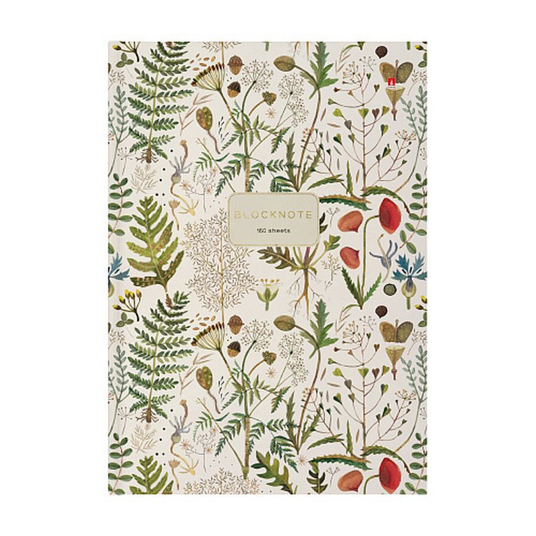 Бизнес-блокнот А4 160л, 200*290 мм., Альт "ЛУГОВЫЕ ТРАВЫ"