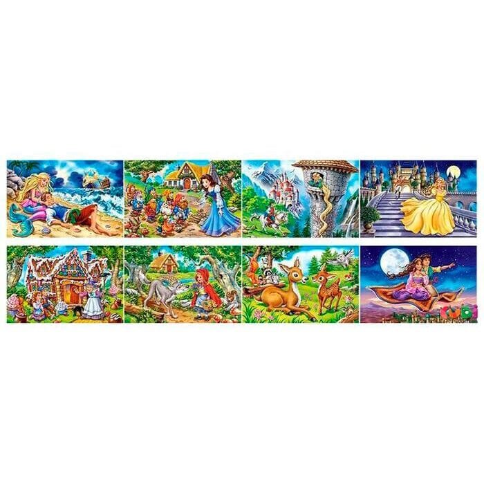 Пазлы   54 дет. "Сказки" (ассорти) Castor Land 5+