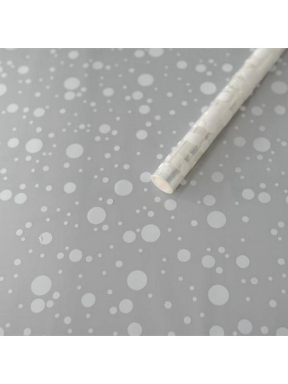 Пленка упаковочная в ролике 70*750см прозрачная 200г, 40мкм "Конфетти"