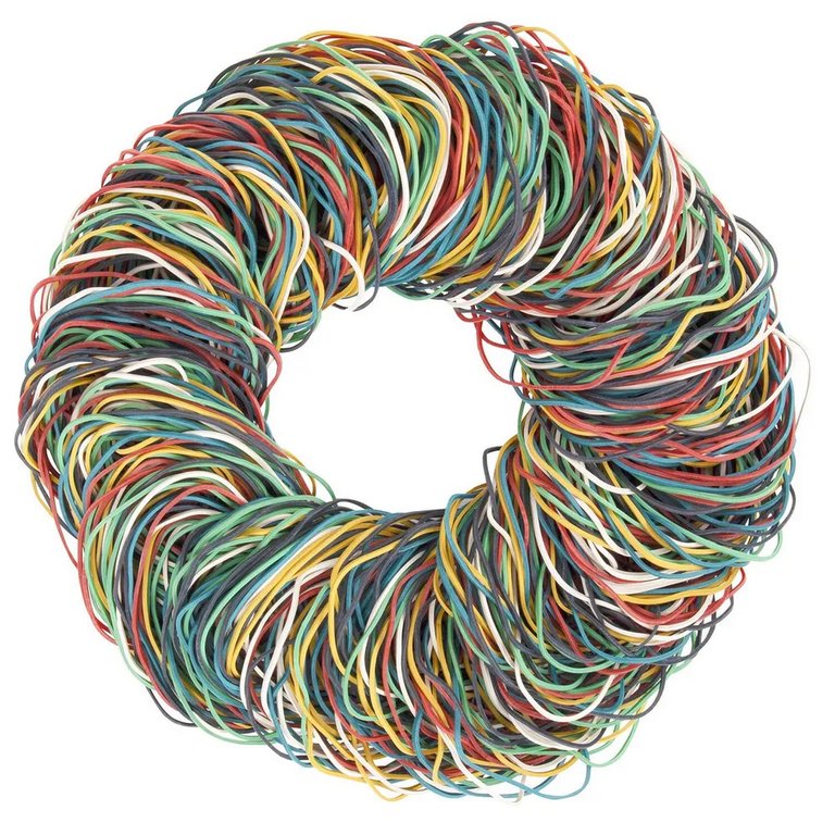 Резинки для денег 1000 гр. 80мм., каучук, цветные BRAUBERG