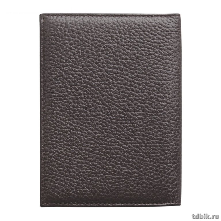 Обложка для паспорта D.Morelli "Вестерн" с отделениями для карт нат. кожа, коричневая