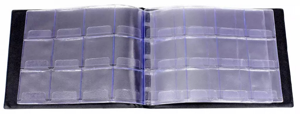 Альбом для монет (150х205мм) ПВХ 72 монеты ТОП-СПИН