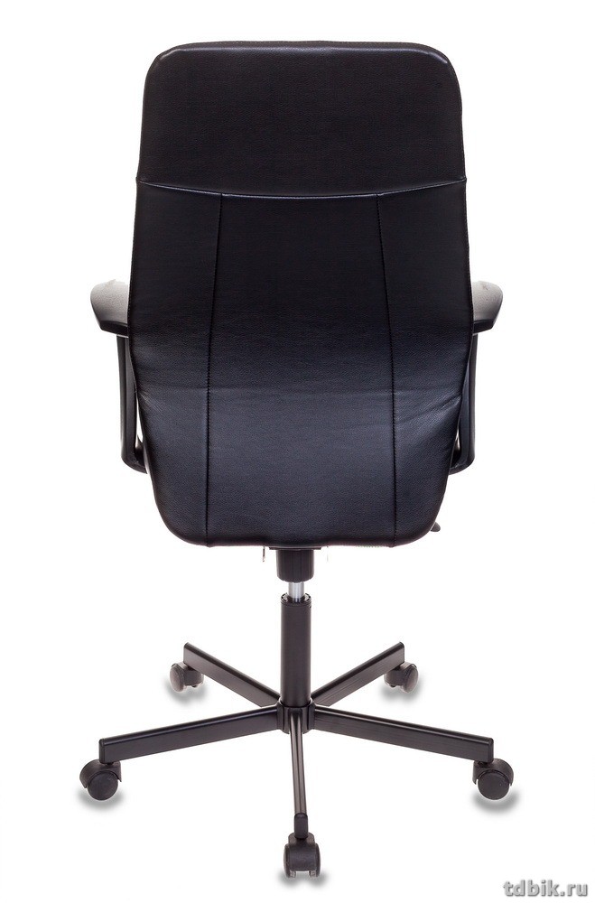Кресло оператора Бюрократ CH-605/BLACK (искусственная кожа крестовина металл, цв.черный)