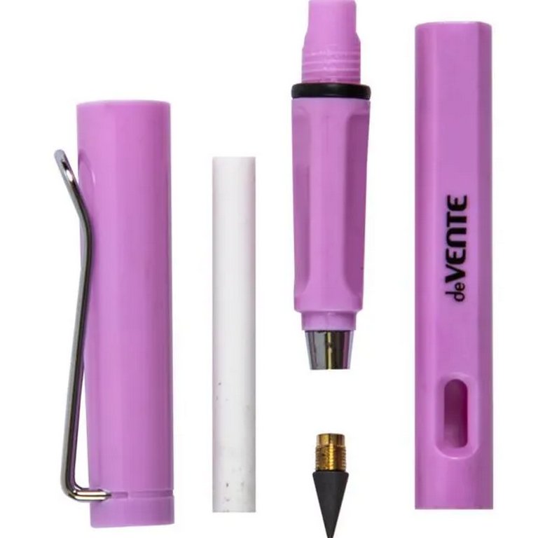 Карандаш вечный черный deVENTE "Perpetum. Pastel" с ластиком (металлический наконечник)