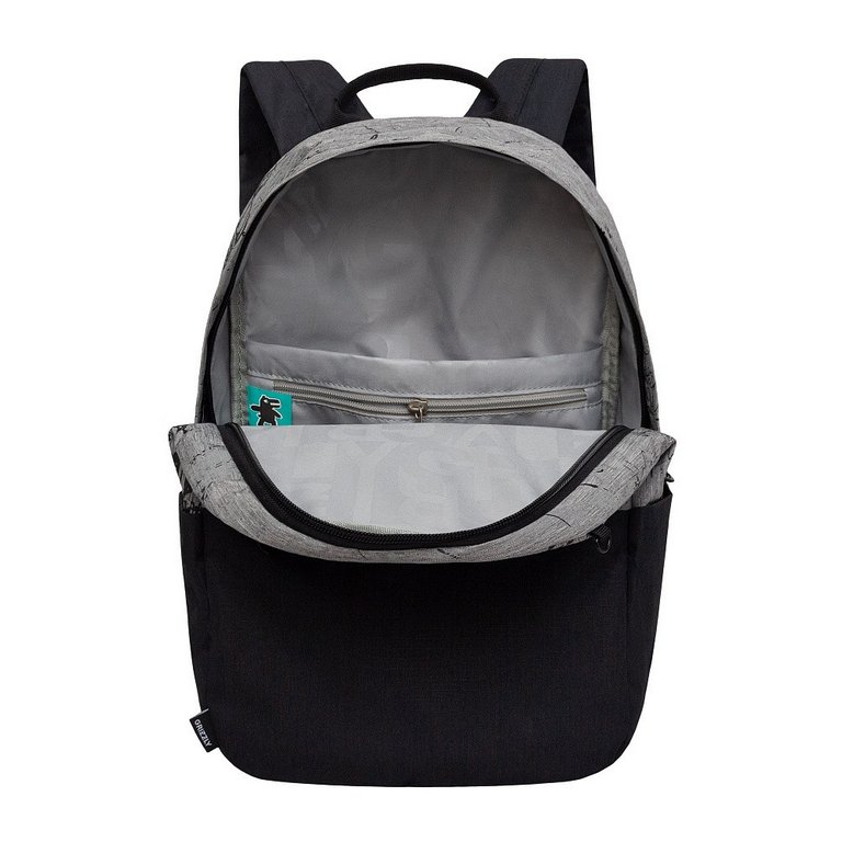 Рюкзак молодежный женский Grizzly 37,5*24*12 см., серый