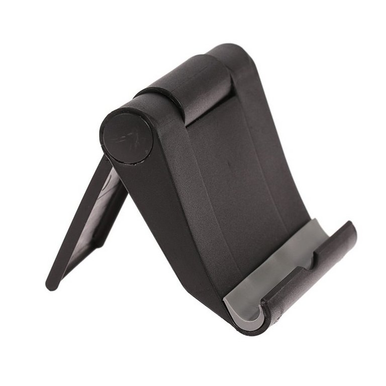 Подставка для телефона LuazON, складная, регулируемая высота, чёрная