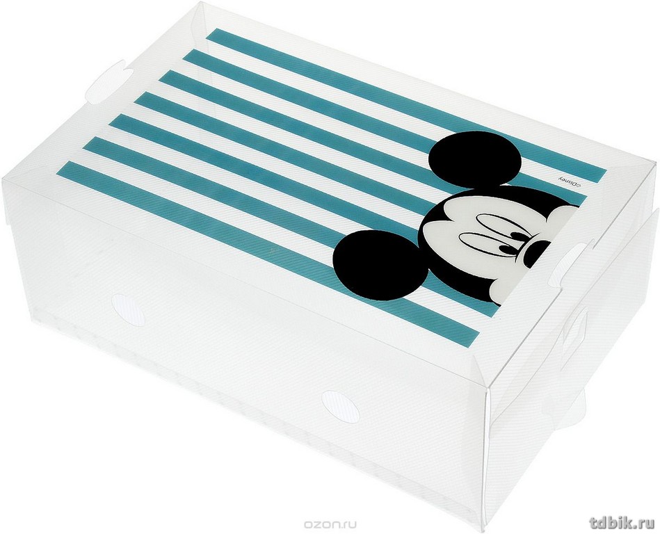 Коробка для хранения обуви 33*20*12см. "Микки"