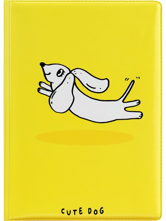 Обложка для паспорта MILAND "Веселая собачка" ПВХ