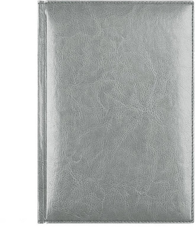 Ежедневник без дат 148*210 мм Lamark "Birmingham", серебряный