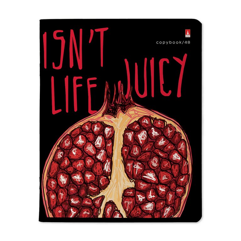 Тетрадь 48 лист кл. А5 на скрепке "JUICY LIFE" 5 ВИДОВ