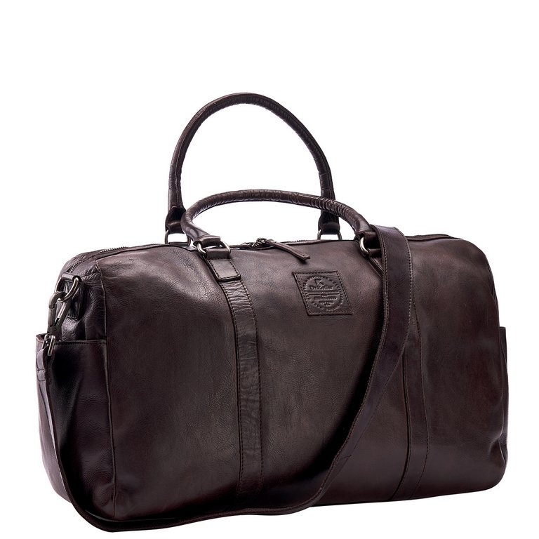 Сумка дорожная Dr.Koffer  50х32х20 см нат. кожа, коричневая