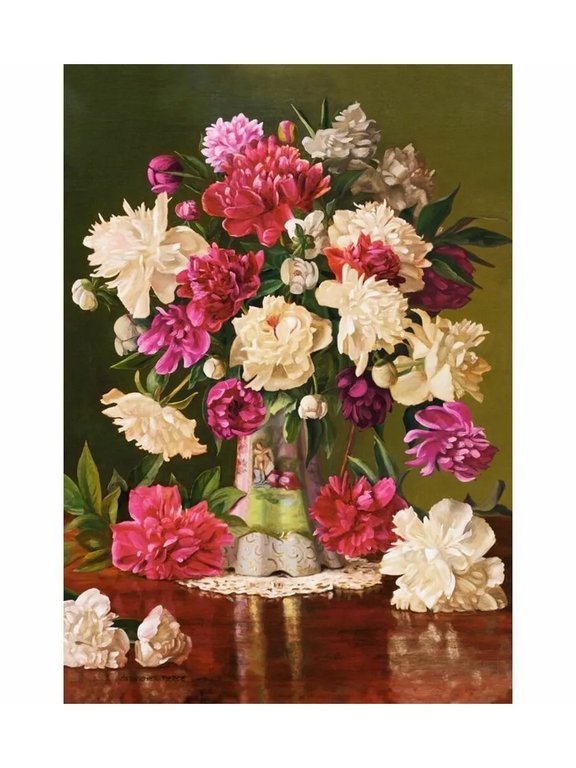 Пазлы  500 дет. "Красивые пионы" Castor Land