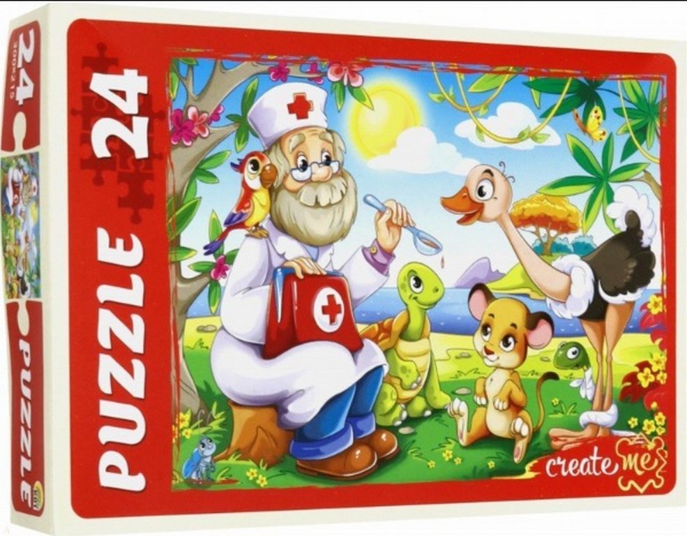 Пазлы MAXI  24 дет. "Сказка №80" Рыжий КОТ