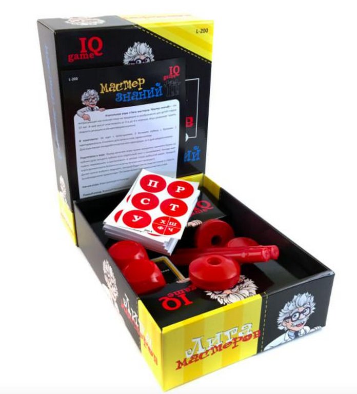 Игра настольная  12+ "Лига мастеров. Мастер знаний" (2-4 игрока) PLAY LAND
