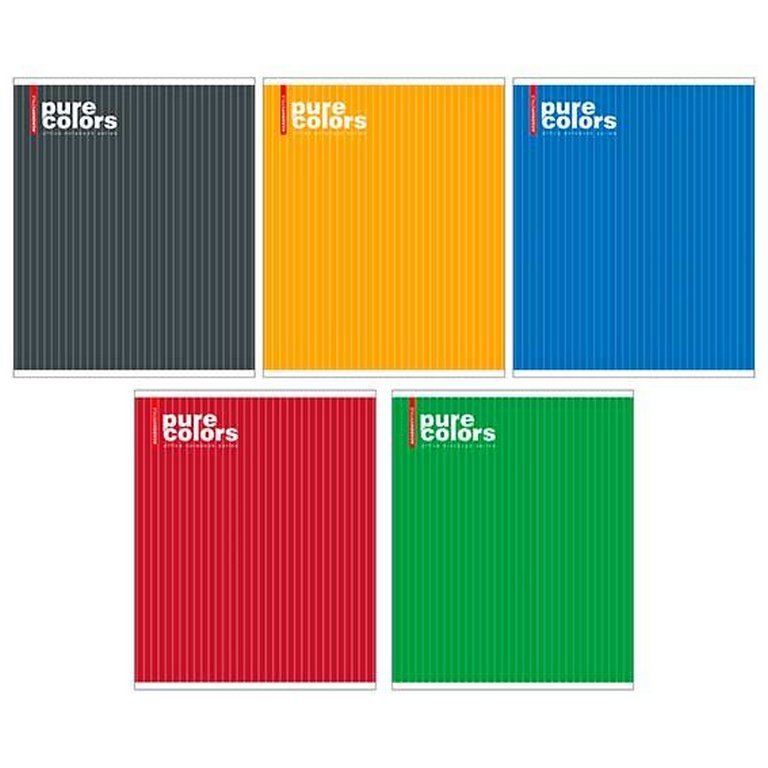 Тетрадь 80 лист кл. А5 на скрепке "Чистые цвета"