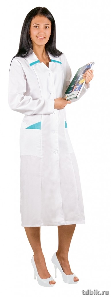 Спецодежда Халат женский "Юнона" р-р 60-62/158-164