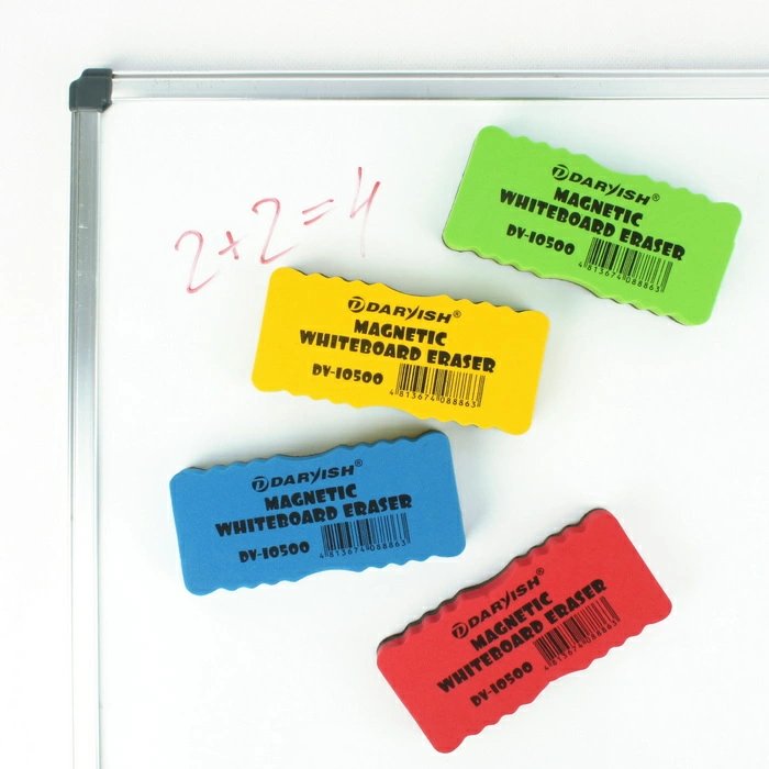 Губка для маркерной доски  128*60 мм магнитная, ассорти