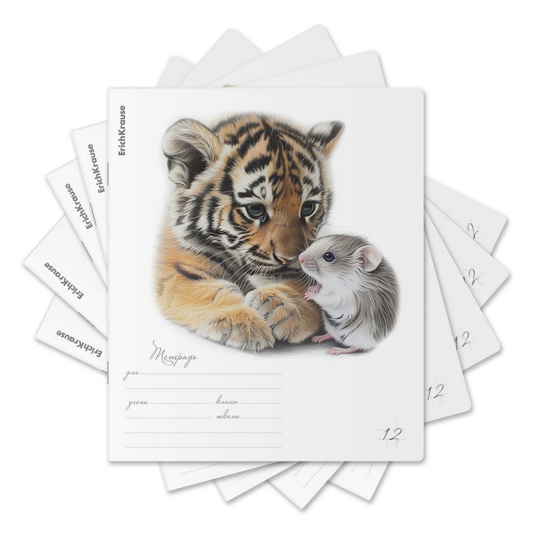 Тетрадь 12 лист кл. А5+ "Little Cuties" 5 видов