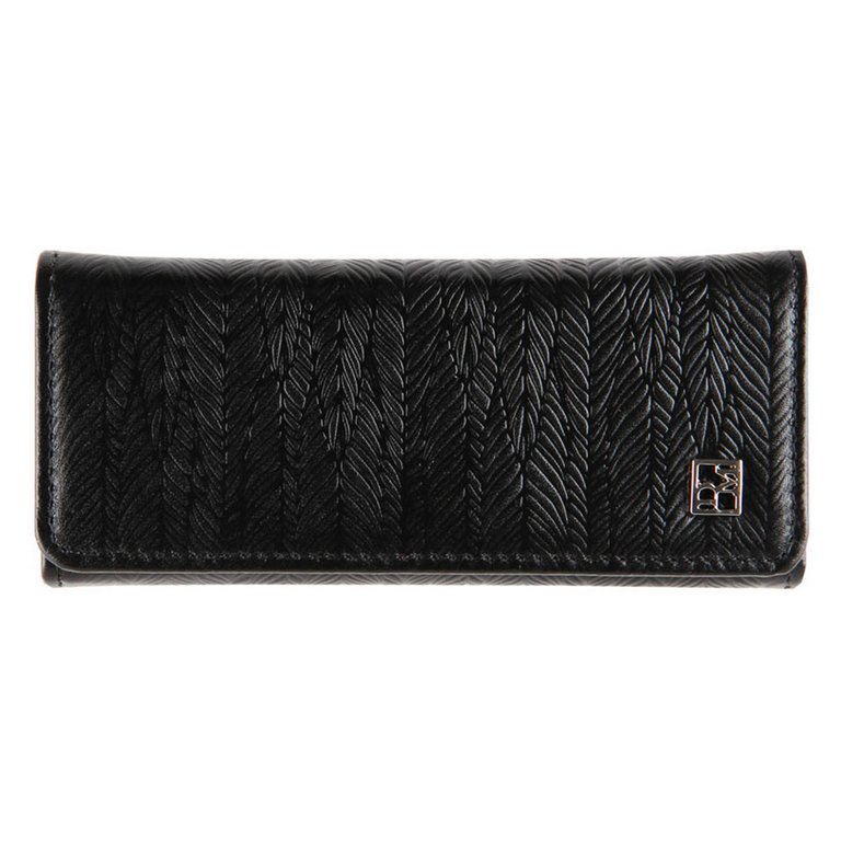 Футляр для ключей  D.Morelli "Кредо" нат. кожа, черный