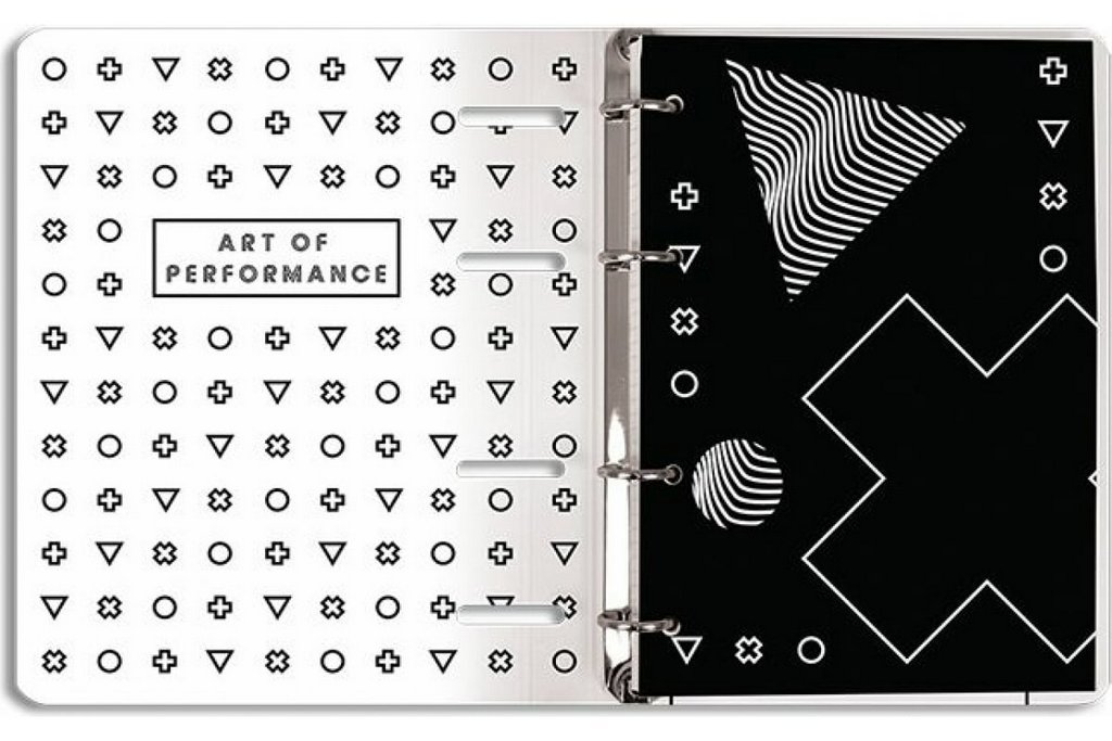 Тетрадь 120 лист кл. А5 на кольцах "MINDBENDING" тв. обл. soft touch фольга голог. конгрев