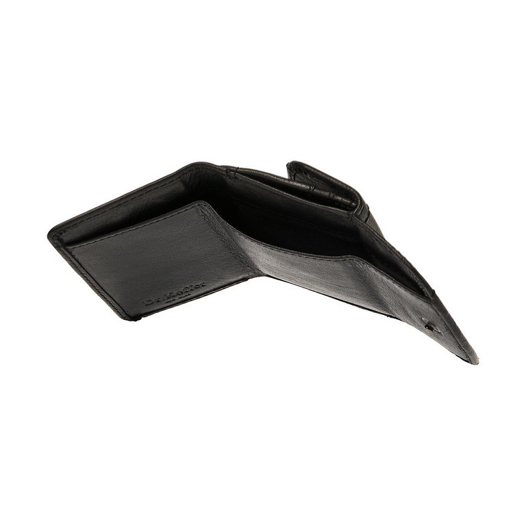 Портмоне Dr.Koffer 9,5*7,5 см нат. кожа, черный