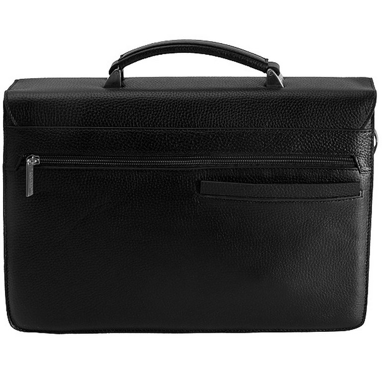 Портфель Dr.Koffer нат. кожа, черный